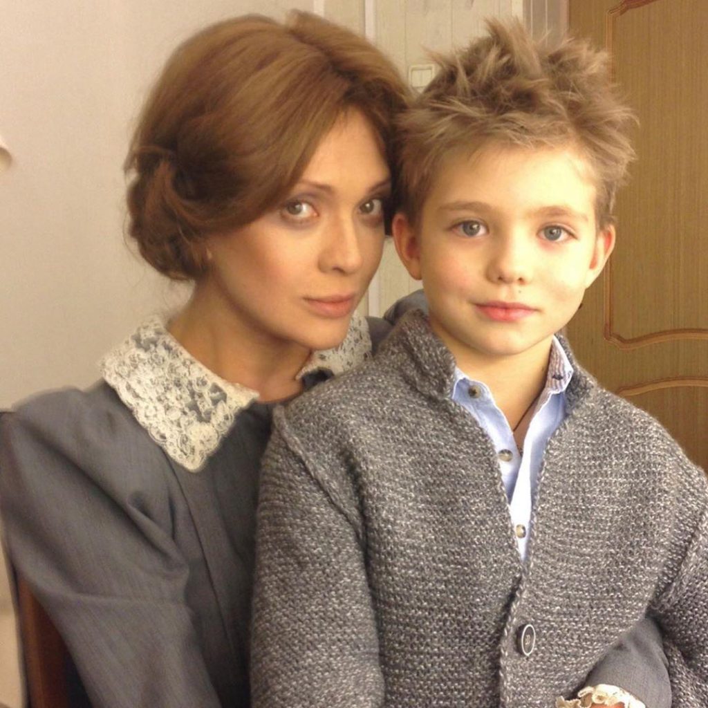 Ольга Дроздова с сыном Елисеем